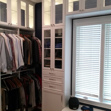 Master closet remodel in Chapel Hill