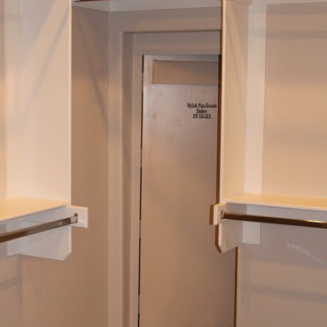 Master Closet with Built-in Shelter