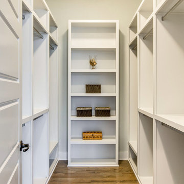 Master Closet with Built-In Shelving