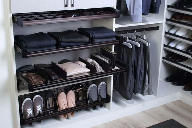 Contemporary Wardrobe by Tailored Living of North Dallas