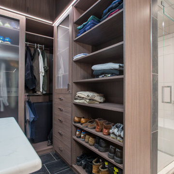 Modern Walk-in with Lighting
