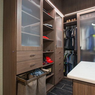 Modern Walk-in with Lighting