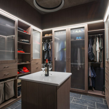 Modern Walk-in with Lighting