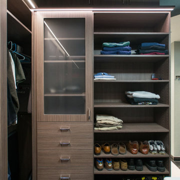 Modern Walk-in with Lighting