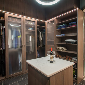 Modern Walk-in with Lighting