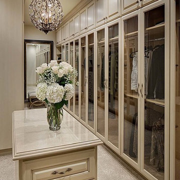 Monarch Beach Traditional Mediterranean Closet