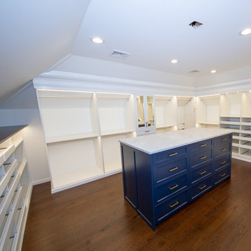 Morristown Master Closet with Blue Island