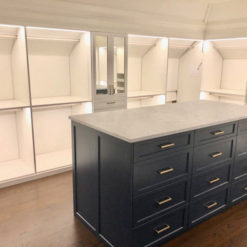 Morristown Master Closet with Blue Island