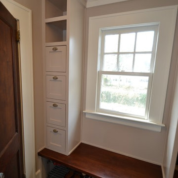Mudroom with Custom Built-in & Bench