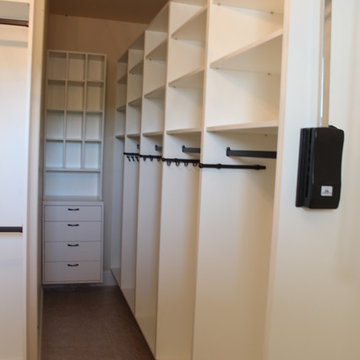 Multi-Purpose White Closet Cabinets (w/ Accessories)