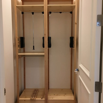 Natural SOLID Wood Closet Systems