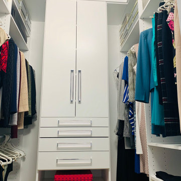 New Classic Modern White Closet in Condo (2019)