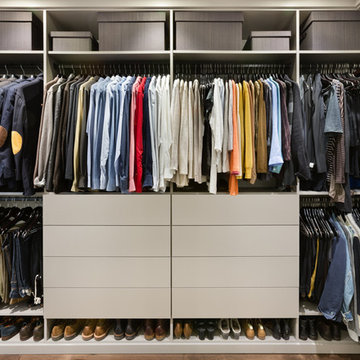 Open Wardrobe Closet Area