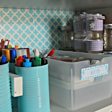 Organized Craft Closet