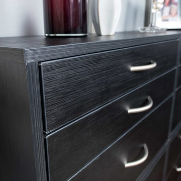 Organized Living freedomRail in Midnight Live Textured Finish