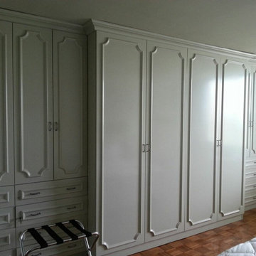 Painted French Provincial Wall Unit