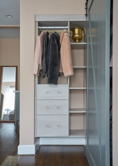 Transitional Closet by 22 INTERIORS