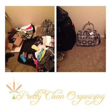 Pretty Clean and Organized Guest Closet