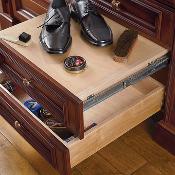 Pull-Out Shoe Care Shelf