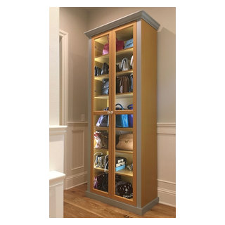 Purse Storage Cabinet - Traditional - Wardrobe - San Francisco