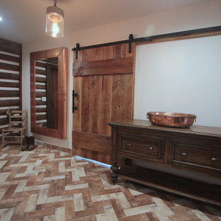 Rabbit Ridge Farm - Log Cabin Master Bath, Dressing Room & Laundry Room