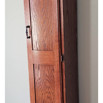 Red Oak Tower Cabinet