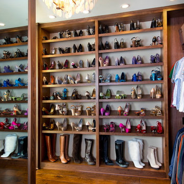 Robeson Design Creates Fabulous Shoe Closet