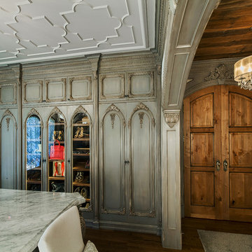 Rustic Grey Toned Master Closets