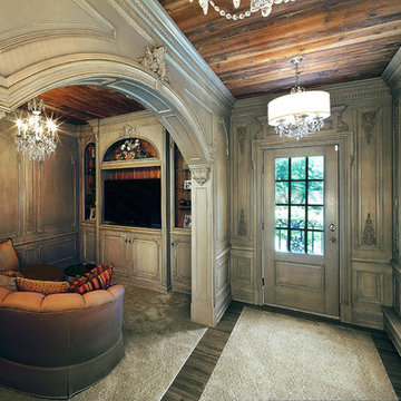 Rustic Grey Toned Master Closets