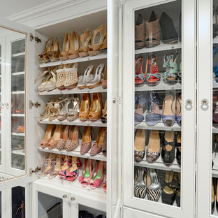 shoe closet with doors