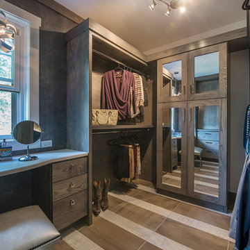 Shower, Flooring, & Vanity