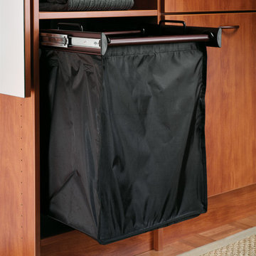 Slide-Out Hamper with Removable Laundry Bag, Oil Rubbed Bronze