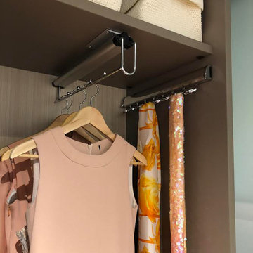 Sliding Scarf Rack for Reach-In Closets
