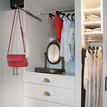 Small Room Transforms Into Her Master Walk In Closet