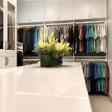 So Fresh and So Clean , Master Closet with Island and Laundry