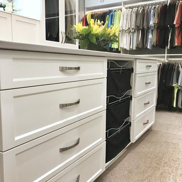 So Fresh and So Clean , Master Closet with Island and Laundry