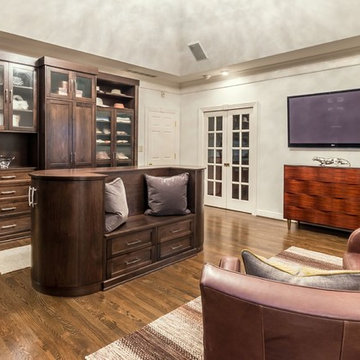Stained Walnut Master Dressing Room