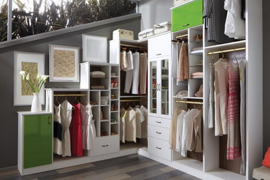 Inspiration for a timeless closet remodel in Boston