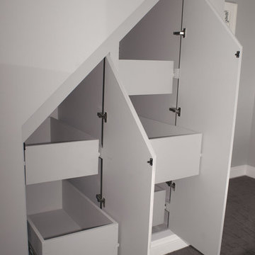 Storage and Closets in Basement by DJ's Home Improvements