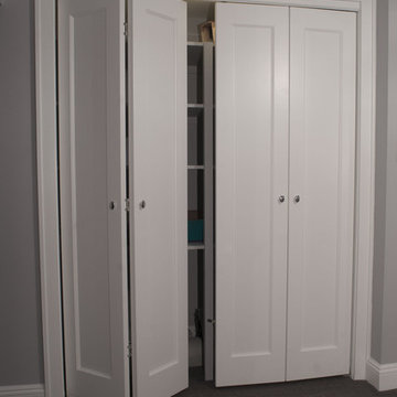 Storage and Closets in Basement by DJ's Home Improvements