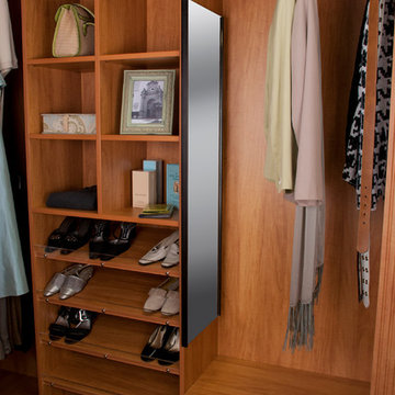 Swing-Out Mirror, Hanging Rod, Oil Rubbed Bronze