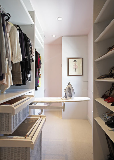 Contemporary Closet by Lisa Adams, LA Closet Design