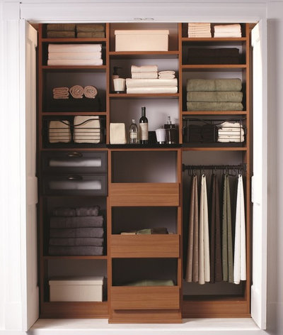 Contemporary Closet by California Closets New England