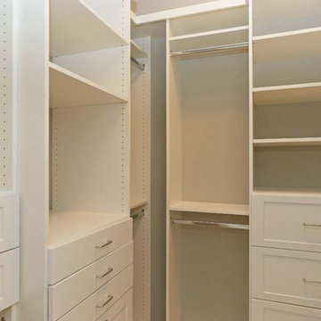 The Oakmont Master Closet built by Homes By Dickerson at Carrie's Reach & Herita
