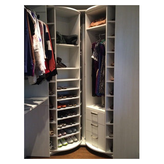 The Revolving Closet Organizer - A Must have in every closet - Modern -  Wardrobe - Miami - by AmeriCabinets Express, Inc. | Houzz UK