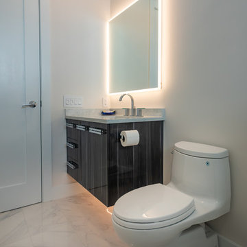 The Vue Sarasota Condo Build-Out Bathroom