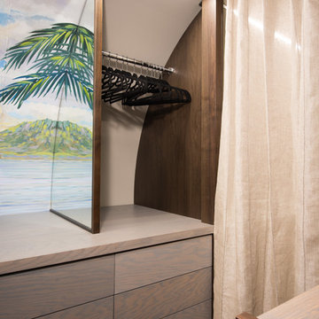 Tiny Space Closet Organization | Stylish Underground Shelter