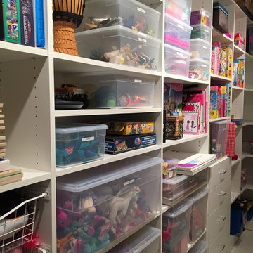 Toy Storage Closet Organization and Spaces