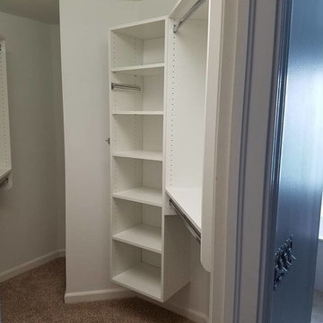 Traditional White Bedroom Closet in Jacksonville, FL