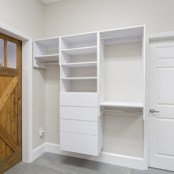 Transitional Dining Room & Pantry